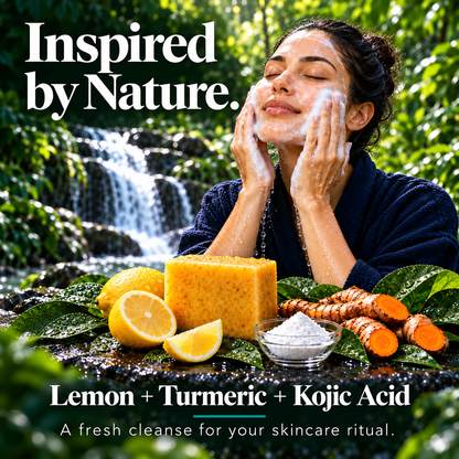 Lemon, Turmeric ＆Kojic acid Soap